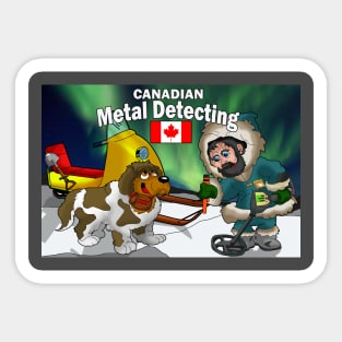 Canadian Metal detecting Sticker